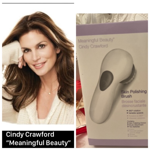 CINDY CRAWFORD MEANINGFUL BEAUTY SKIN POLISHING BRUSH, NEW IN BOX, NEVER USED - Picture 10 of 10